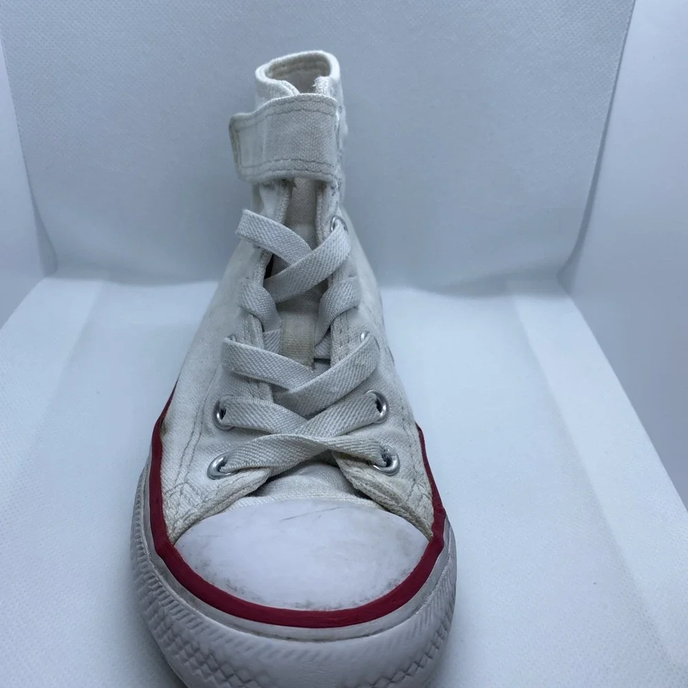 Converse Chuck Taylor All Star White High Top Platform Sneakers Youth Size 13